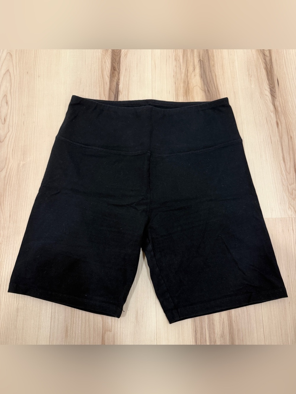 Hollister Ultra High Rise Black Biker Shorts